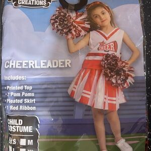 Cheerleader Costume for Kids - Red and White